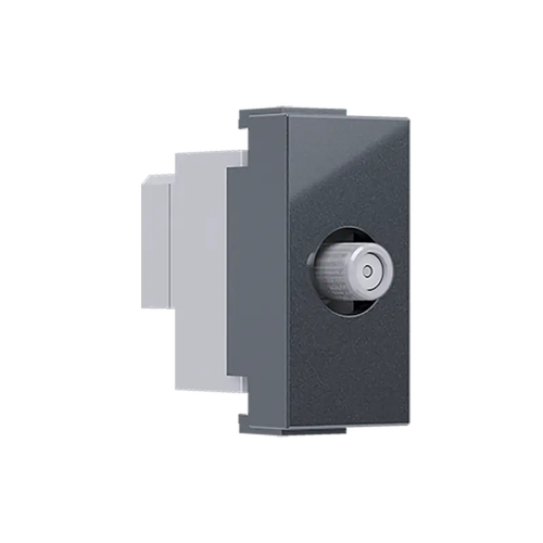 ^ MODYS SAT SOCKET END-LINE ANTHRACITE 1 M. IP20