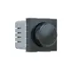 ^ MODYS ВЪРТЯЩ СЕРИЕН ДИМЕР LED (7-110W) 2ΣΤ. 250VAC IP20 АНТРАЦИТ