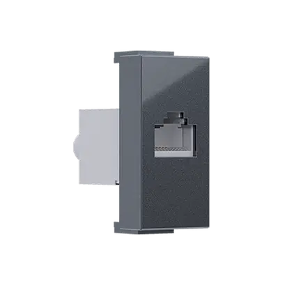 ^ MODYS TELEPHONE SOCKET ANTHRACITE 1 M. RJ11 CAT.3 IP20