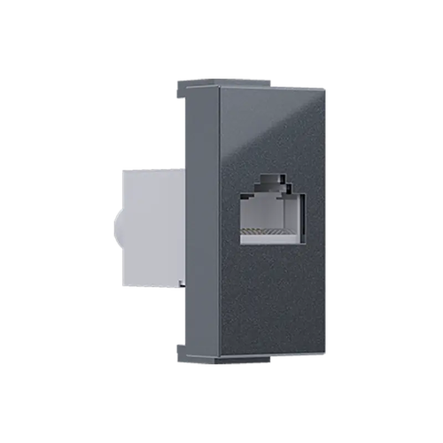 ^ MODYS TELEPHONE SOCKET ANTHRACITE 1 M. RJ11 CAT.3 IP20