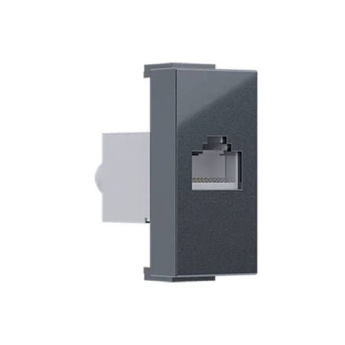 ^ MODYS КОНТАКТ ЗА ДАННИ АНТРАЦИТ 1 M. RJ45 CAT.6 ЕКРАНИРАН IP20