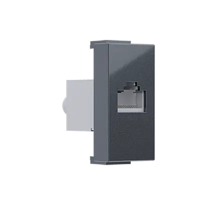 ^ MODYS КОНТАКТ ЗА ДАННИ АНТРАЦИТ 1 M. RJ45 CAT.6A ЕКРАНИРАН IP20
