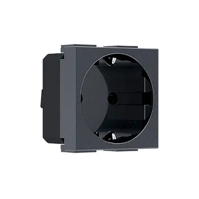 ^ MODYS КОНТАКТ ШУКО АНТРАЦИТ 2 M. 2P+E 16A 250VAC IP20