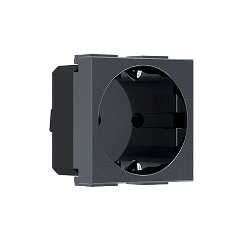 ^ MODYS КОНТАКТ ШУКО АНТРАЦИТ 2 M. 2P+E 16A 250VAC IP20