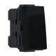 ^ MODYS 2 WAY SWITCH MATT BLACK 1 M. 1P 10AX 250VAC IP20
