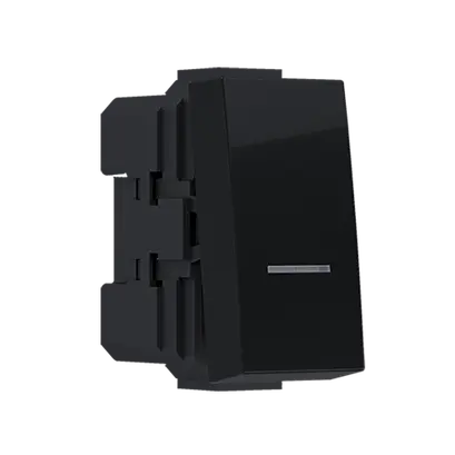 ^MODYS КОНТРОЛЕН СЕРИЕН КЛЮЧ МАТОВО ЧЕРЕН 1 M. 1P 10AX 250VAC IP20
