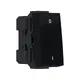 ^MODYS ДВУПОЛЮСЕН КЛЮЧ (0-1) МАТОВО ЧЕРЕН 1 M. 2P 10AX 250VAC IP20