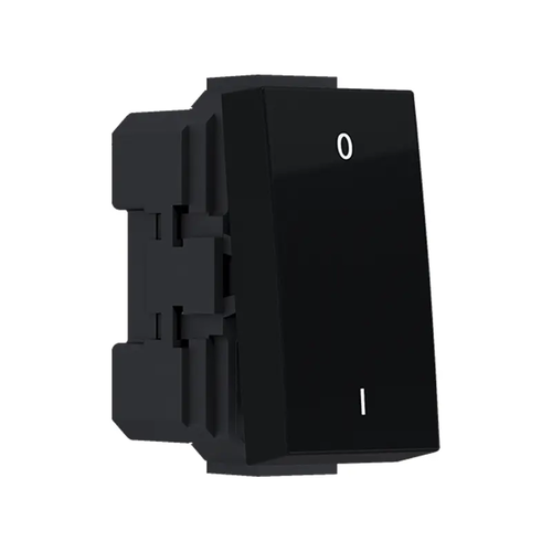 ^MODYS ДВУПОЛЮСЕН КЛЮЧ (0-1) МАТОВО ЧЕРЕН 1 M. 2P 10AX 250VAC IP20
