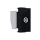 ^ MODYS TV-R SOCKET END-LINE MATT BLACK 1 M. IP20