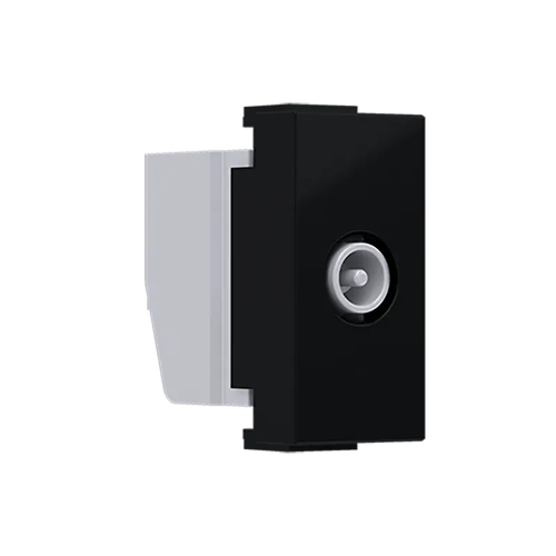 ^ MODYS TV-R SOCKET END-LINE MATT BLACK 1 M. IP20