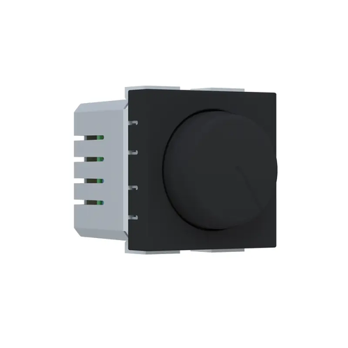 ^ MODYS ВЪРТЯЩ СЕРИЕН ДИМЕР LED (7-110W) 2ΣΤ. 250VAC IP20 МАТОВО ЧЕРЕН