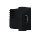 ^ MODYS USB ЗАРЯДНО МАТОВО ЧЕРНО 1 M. 1xUSB 5VDC 1.2A IP20