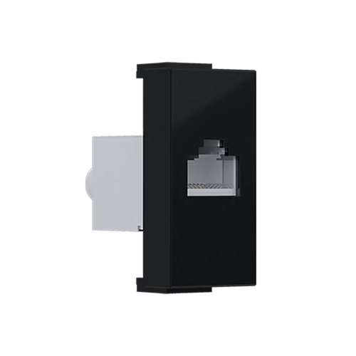 ^ MODYS ТЕЛЕФОНЕН КОНТАКТ МАТОВО ЧЕРЕН 1 M. RJ11 CAT.3 IP20