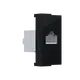 ^ MODYS КОНТАКТ ЗА ДАННИ МАТОВО ЧЕРЕН 1 M. RJ45 CAT.6 ЕКРАНИРАН IP20