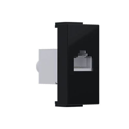 ^ MODYS КОНТАКТ ЗА ДАННИ МАТОВО ЧЕРЕН 1 M. RJ45 CAT.6 ЕКРАНИРАН IP20