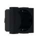 ^ MODYS КОНТАКТ ШУКО СЪС ЗАЩИТНИ КАПАЧЕТА МАТОВО ЧЕРЕН 2 M. 2P+E 16A 250VAC IP20