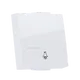 ^ MODYS BUTTON WITH INDICATOR & BELL SYMBOL 2 M. WHITE