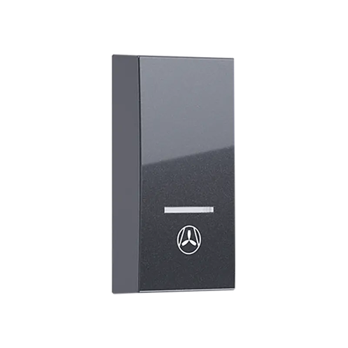 ^ MODYS BUTTON WITH INDICATOR & SYMBOL VENTILATOR 1 M. ANTHRACITE