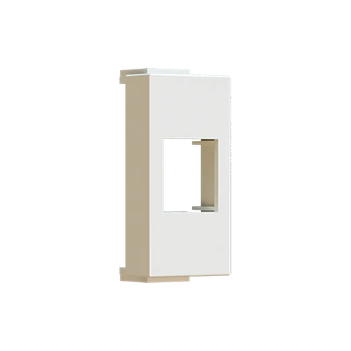 ^ MODYS MOUNTING FRAME BLANK FOR KEYSTONE IVORY 1 M. IP20