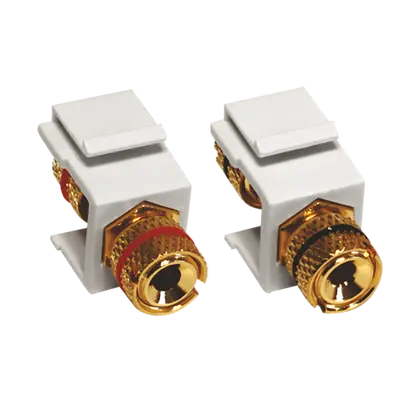 ^ MODYS 2XAUDIO АДАПТЕР LS 4MM KS БЯЛ