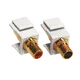 ^ MODYS 2XAUDIO АДАПТЕР RCA KS 1M БЯЛ