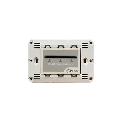 ^ MODYS CARD SWITCH RFID & MOUNT. FRAME 3 M. WITH SCREWS LIGHT GREY 24VDC IP20