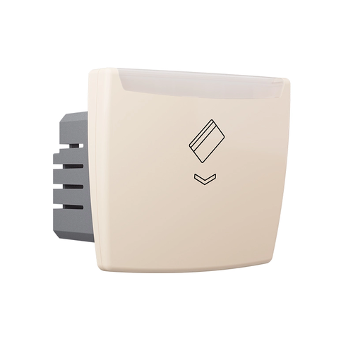 ^ MODYS MECHANICAL CARD SWITCH 220V 10A IP 20 IVORY