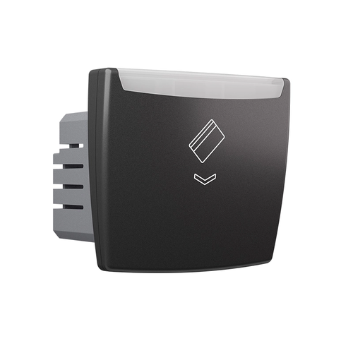 ^ MODYS МЕХАНИЧЕН КАРТОВ КЛЮЧ 220V 10A IP 20 АНТРАЦИТ