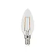 LED FILAMENT E14 C35 2W 2700K 230V AC 250LM RA80 30000H 360°