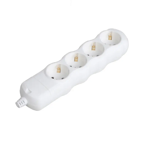 MULTISTRIP 4 SCHUKO SOCKETS WITH CHILD PROTECTION NO SWITCH NO CABLE 16A IP20