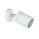 ALUMINUM SPOTLIGHT GU10 WHITE WITH KEY