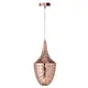 NETTO PENDANT L/F 1ΧΕ27 METAL POLISHED BRASS Φ23ΧΗ43Χ160CM PLEIADES