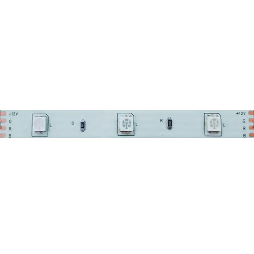 LED ЛЕНТА 5M 7.2W/M 12V DC IP65 NANO RGB 10mm