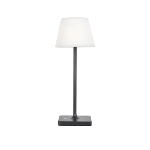 ^LED SMD НАСТОЛНА ЛАМПА НА БАТЕРИЯ 2W 170LM 3.000K ТЪМНО СИВО 360° CRI80 IP54