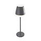 ^LED SMD НАСТОЛНА ЛАМПА НА БАТЕРИЯ 2W 150LM 38° 3.000K ТЪМНО СИВО CRI80 IP54 - изображение 4