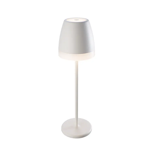 ^LED SMD НАСТОЛНА ЛАМПА НА БАТЕРИЯ 2W 150LM 38° 3.000K МАТОВО БЯЛО CRI80 IP54