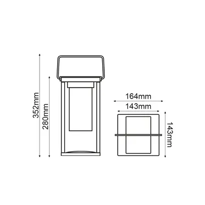 ^LED SMD НАСТОЛНА ЛАМПА НА БАТЕРИЯ 3W 150LM 180° 3.000K ТЪМНО СИВО CRI80 IP54