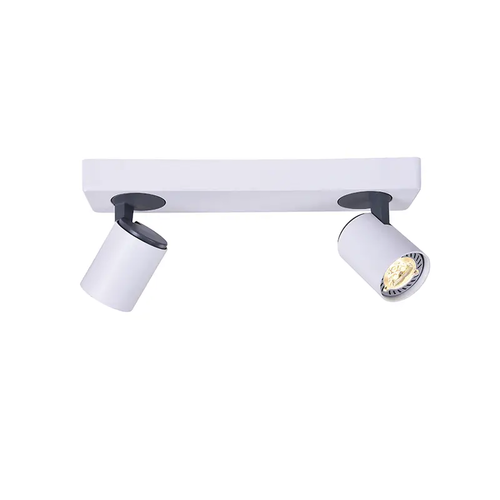 СТЕННА ЛАМПА  2XGU10 БЯЛ АЛУМИНИЙ 32Χ7Χ12CM DISCO