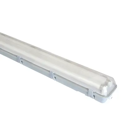 Осветително тяло IP65 T8 за 1 LED лампа 150 см, 2 цокъла