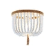 CEILING LUMINAIRE 3ΧΕ27 SPETSES WOODEN BEAD IP20