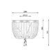 CEILING LUMINAIRE 3ΧΕ27 SPETSES WOODEN BEAD IP20 - изображение 2