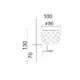 WALL LAMP 1ΧG9 GLASS+CHROME OSTRAVA - изображение 2