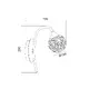 WALL LAMP 1XG9 BALL CRYSTAL SKYLAR - изображение 2
