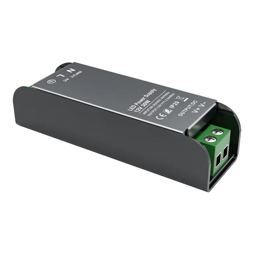 LED CV МЕТАЛЕН ДРАЙВЕР 30W 230V AC- 12V DC 2,5A IP20 5Г ГАРАНЦИЯ