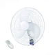 WALL FAN, REMOTE CONTROL, TIMER, WHITE WITH 3 WHITE BLADES, DIAM45, AC 50W