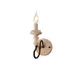 ^WALL MOUNTED LUMINAIRE 1XE14 ANTIQUE/RUST METALLIC 12Χ21Χ24CM TOULOUSE