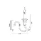 ^WALL MOUNTED LUMINAIRE 1XE14 ANTIQUE/RUST METALLIC 12Χ21Χ24CM TOULOUSE - изображение 2