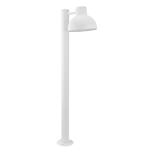 ^ПЯСЪЧНО БЯЛО ОСВЕТИТЕЛНО ТЯЛО BERO 1XE27 MAX.10W LED IP44 СЪС СТЪЛБ И ОПАЛ PC ДИФУЗЕР