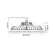 ^LED HIGH BAY С РЕГУЛИРУЕМА МОЩНОСТ 60/80/100W 200LM/W 5000K 90° 230V AC IP65 Ra>70 50.000HRS - изображение 2