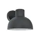 ^SAND BLACK WALL LUMINAIRE BERO 1XE27 MAX.10W LED IP44 WITH OPAL PC DIFFUSER